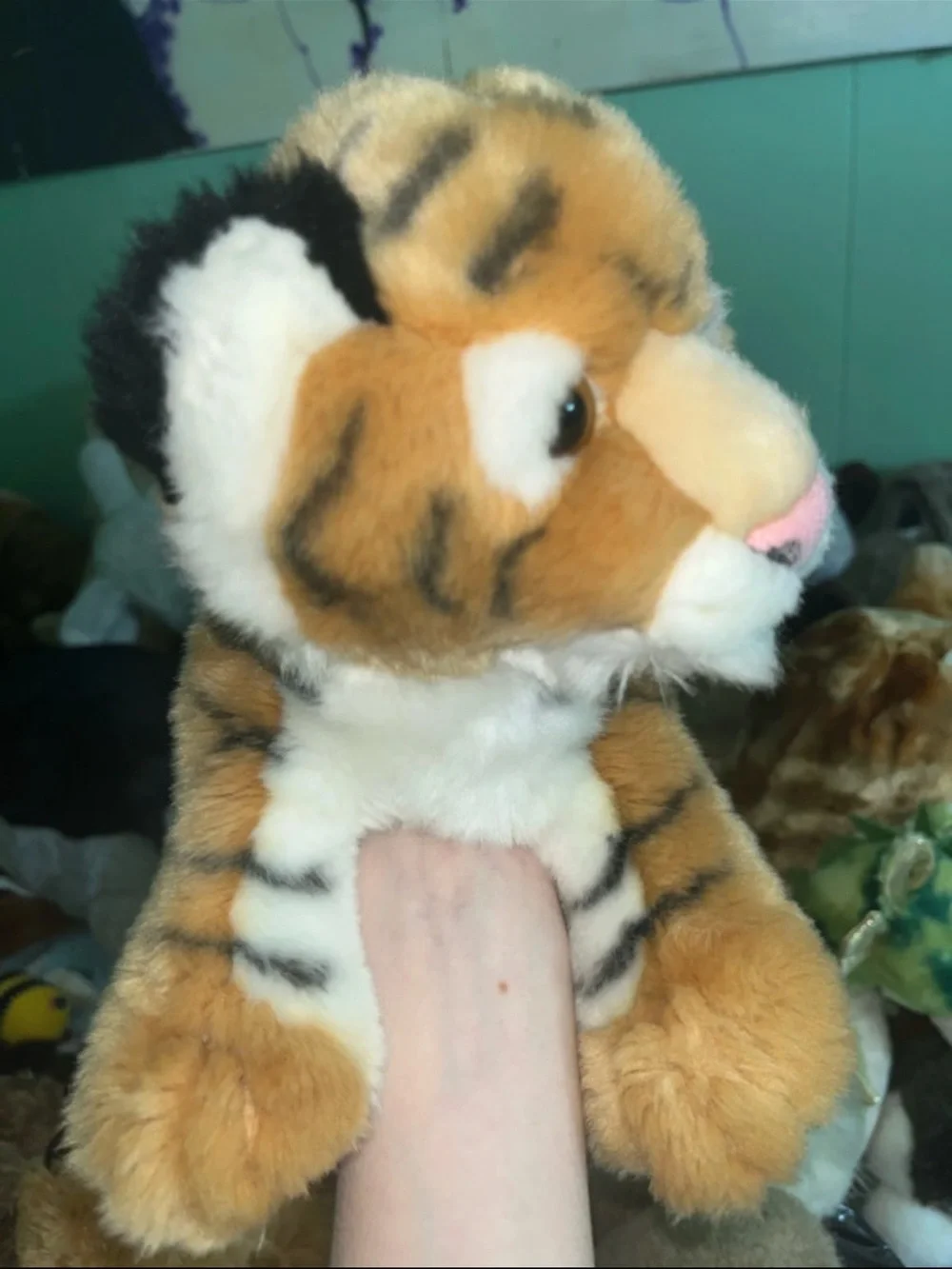 Nature babies extremely rare Bengal Tiger cub floppy vintage stuffed animal